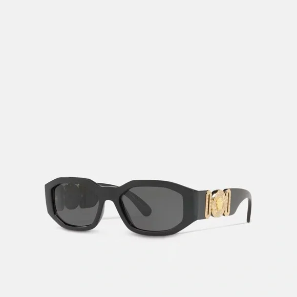 Versace Black Sunglasses with White Case Versace Black Sunglasses with White Case main image 4